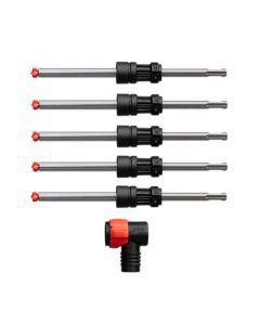 Diablo Tools DMAPLA4440-S6, 1/2" x 4" x 10" Amped Rebar Demon SDS-Plus Hammer Drill Bit, 5/Pack