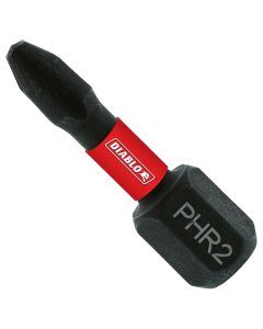 Diablo DPH2R1P2 1" Phillips 2 Drywall Screwdriver Bit, 2 Piece