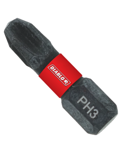 Diablo DPH31P2 1" Phillips 3 Drill Drive Bit, 2 Piece
