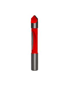 Diablo Tools DR26104, 1-1/4" x 1/2" x 3-3/4" 1F Carbide Panel Pilot Router Bit