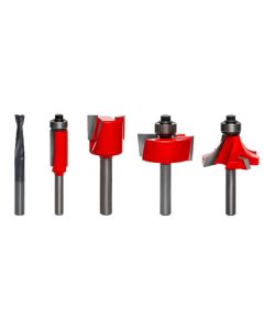 Diablo Tools DR89100, 5 Piece Starter Router Bit Set