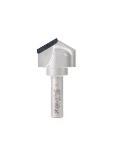 Amana Tool DRB-419, 1-1/2" x 1/2" x 3" 1FL PCD 120Deg V-Grooving Router Bit