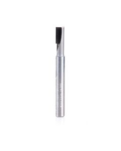 Amana Tool DRB-421, 1/4" x 1/4" 1FL Straight Plunge Down-Shear PCD Router Bit