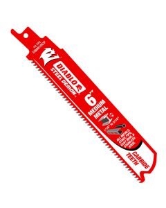 Diablo Tools DS0610CF, 6" 10TPI CT Recip Saw Blade for Medium Metal, 1/Pack