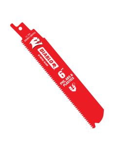 Diablo Tools DS0611BPFG5, 6" 11TPI BIM Recip Saw Blade PVC, ABS, Plastics, 5/Pack