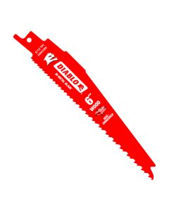Diablo Tools DS0612BW2, 6" 6/12TPI BIM Recip Saw Blade, 2/Pack