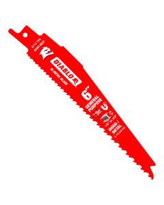Diablo Tools DS0614BGP, 6" 8/14TPI BIM Recip Saw Blade for GP Cuts, 1/Pack