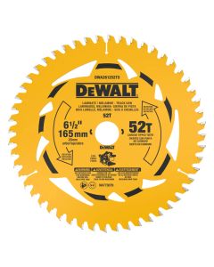 DeWalt DWA261252TS, 6-1/2" 52T Laminate & Melamine Track Saw Blade