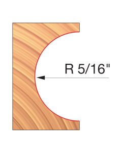 Freud EC104-IC 2-7/8" x 5/8" x 3/4" x 5/16" Convex Radius Shaper Cutter