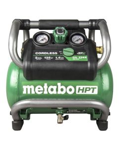 Metabo HPT EC36DAQ4M 36V MultiVolt 2 Gallon Cordless Air Compressor, Tool Only