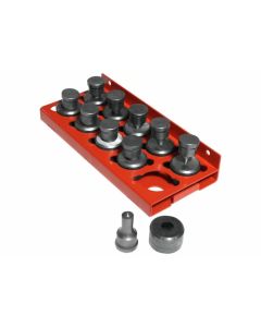Edwards ED9-PD1500, 10 Piece Round Punch & Die Set with Punch & Die Tray