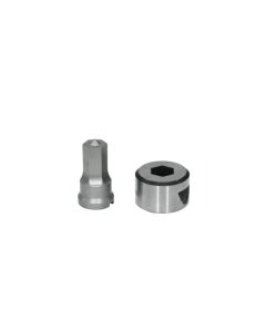 Edwards ED9-PDH23/32, 23/32" Hex Punch & Die Set with Key-Way