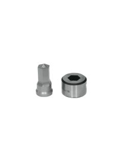 Edwards ED9-PDH25/32, 25/32" Hex Punch & Die Set with Key-Way