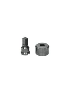 Edwards ED9-PDSQ17/32, 17/32" Square Punch & Die Set with Key-Way