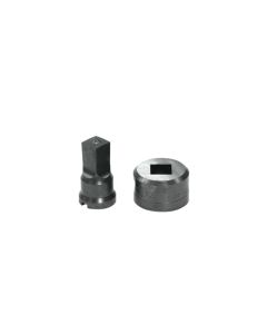 Edwards ED9-PDSQ21/32, 21/32" Square Punch & Die Set with Key-Way