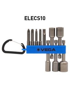 Vega Industries ELECS10 Multi Specialty Carabiner Set 
