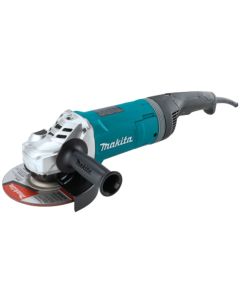 Makita GA7080, 7" 15 AMP Angle Grinder with Rotatable Handle & Lock‑On Switch