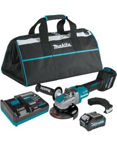 Makita GAG11M1, 40V Max XGT 4‑1/2" / 5" Brushless X‑Lock Angle Grinder Kit