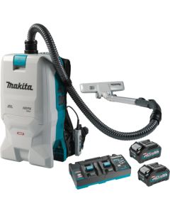 Makita GCV08PM, 40V Max XGT 4.0Ah BL 6Quart Hepa Filter Dry Backpack Vacuum Kit