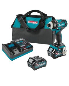 Makita GDT04D, 40V Max XGT BL High Torque 4‑Speed Impact Driver Kit 