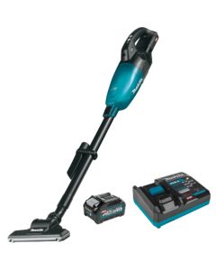 Makita GLC01M1, 40V Max XGT 4.0Ah 4-Spd BL Hepa Filter Compact Stick Vacuum Kit
