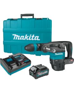 Makita GMH01M1, 40V Max XGT 4.0Ah BL CL 15 lb. SDS‑MAX AVT Demolition Hammer Kit