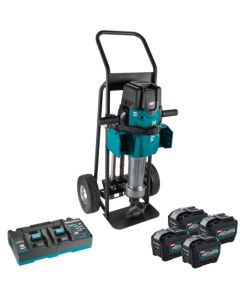 Makita GMH04PL4X, 40V Max X2 1-1/8" 8.0Ah XGT BL Hex AVT Breaker Hammer Kit