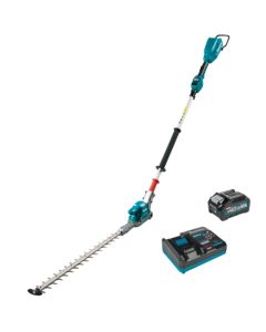 Makita GNU01M1, 40V Max XGT 4.0Ah 24" BL CL Articulating Pole Hedge Trimmer Kit