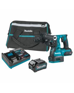 Makita GRH02M1 XGT 1‑1/8" 40V Max AWS 4.0 Ah Capable Cordless Rotary Hammer Kit with Interchangeable Chuck