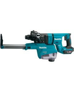 Makita GRH07ZW, 40V Max XGT BL 1‑1/8" Rotary Hammer (D‑Handle) w/ Dust Extractor, Bare Tool