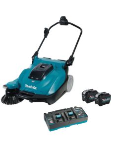 Makita GSV01PL, 40V Max XGT 25‑1/2" 8.0Ah Cordless Vacuum Sweeper Kit
