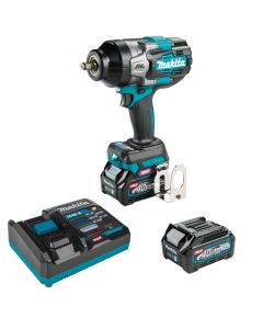 Makita GWT03D, 40V Max XGT 1/2" Impact Wrench Kit w/Detent Anvil
