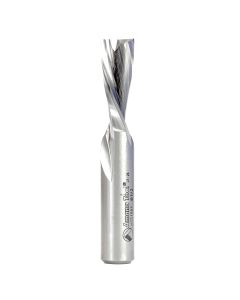 Amana Tool HSS1661 1/2" High Speed Steel Double Flute Spiral Aluminum Cutting Down-Cut Router Bit