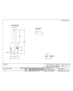 Vortex Tool INS-8221-KIT, 8220 Body w/Insert Kit