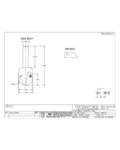 Vortex Tool INS-8222-KIT, 8220 Body w/Insert Kit