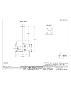 Vortex Tool INS-8231-KIT, 8230 Body w/Insert Kit