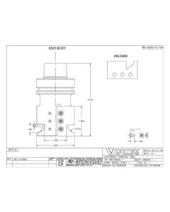 Vortex Tool INS-8282-KITHSK, 8525 Body w/Insert Kit