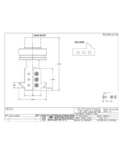 Vortex Tool INS-8285-KITHSK, 8520 Body w/Insert Kit