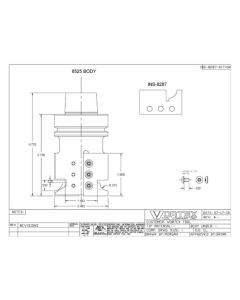 Vortex Tool INS-8287-KITHSK, 8525 Body w/Insert Kit