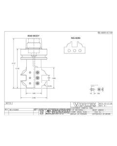 Vortex Tool INS-8289-KITHSK, 8540 Body w/Insert Kit