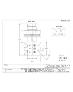 Vortex Tool INS-8290-KITHSK, 8545 Body w/Insert Kit