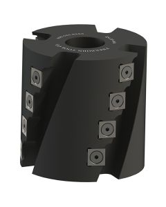 Freeborn IS-22-064 4" Aluminum Body 4 Wing Insert Spiral Shaper Cutter