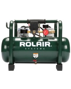 Rolair JC20 2 HP 3-Gallon Ultra Quiet Oil-Less Air Compressor