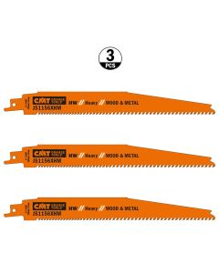 CMT Tools JS1156XHM-3 Carbide Reciprocating Saw Blade, 3/Pack