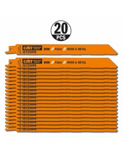 CMT Tools JS725VFR-20, 8" Reciprocating Saw Blade for Pallet Repairs, 20/Pack