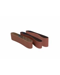 Jet JT9-577529 4" x 36" 120 Grit Aluminum Oxide Sanding Belts, 3 Pack