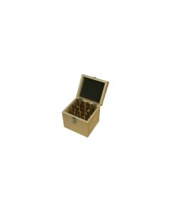 Jet JT9-650210 20 Piece TiN-Coated Double End Mill Set