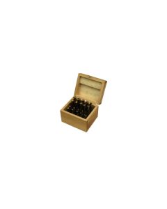 Jet JT9-650211 20 Piece TiN-Coated Single End Mill Set