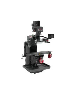 Jet JT9-690543 JTM-949EVS Mill with 3-Axis Newall DP700 DRO (Knee) with X & Y-Axis Powerfeeds & Air Powered Draw Bar