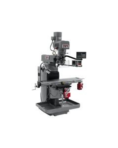 Jet JT9-690641 JTM-1050EVS2/230 Mill with 3-Axis Newall DP700 DRO (Knee) with X & Y-Axis Powerfeeds